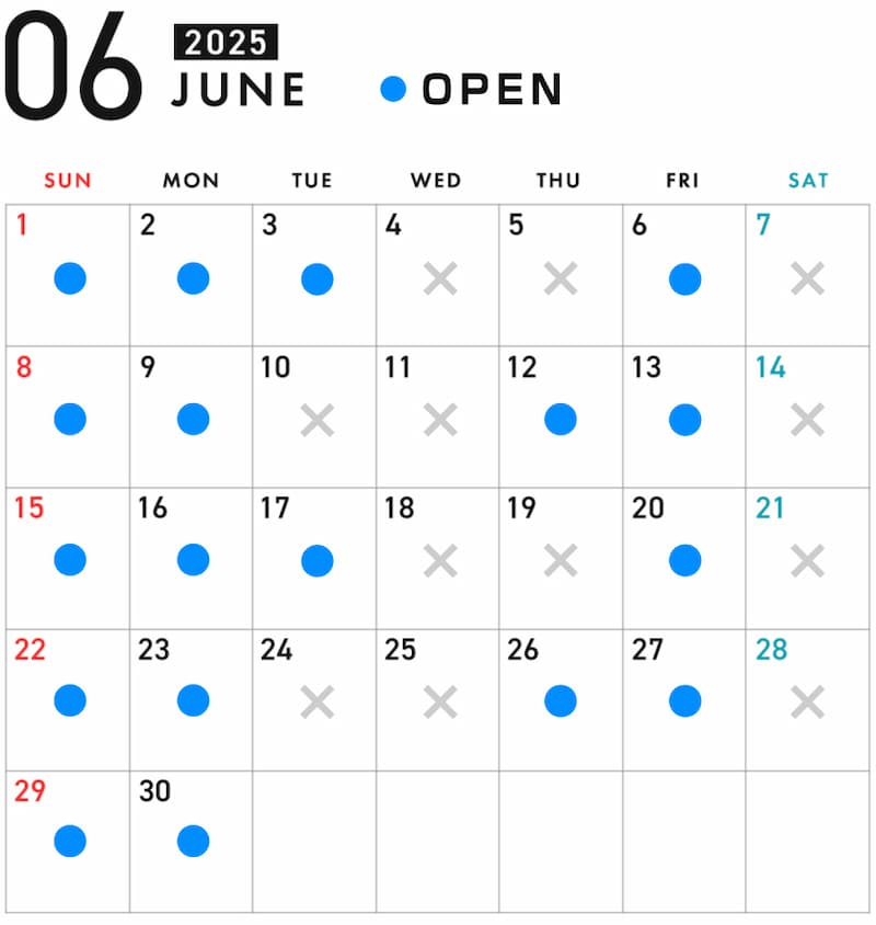 カレンダー6月